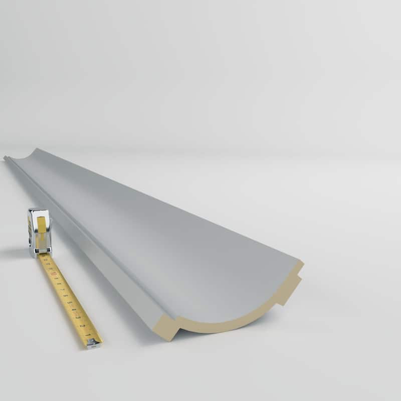 6"H x 4 5/8"P x 7 3/8"F x 94 1/2"L Noah Crown Moulding - 1-Pack