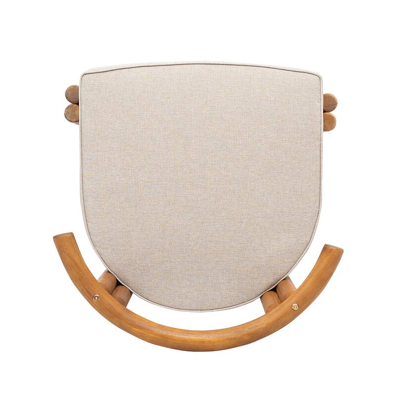 Christopher Knight Home - Modern Outdoor Dining Set with Cushioned Armless Chairs in Teak Finish (9-Piece Set)