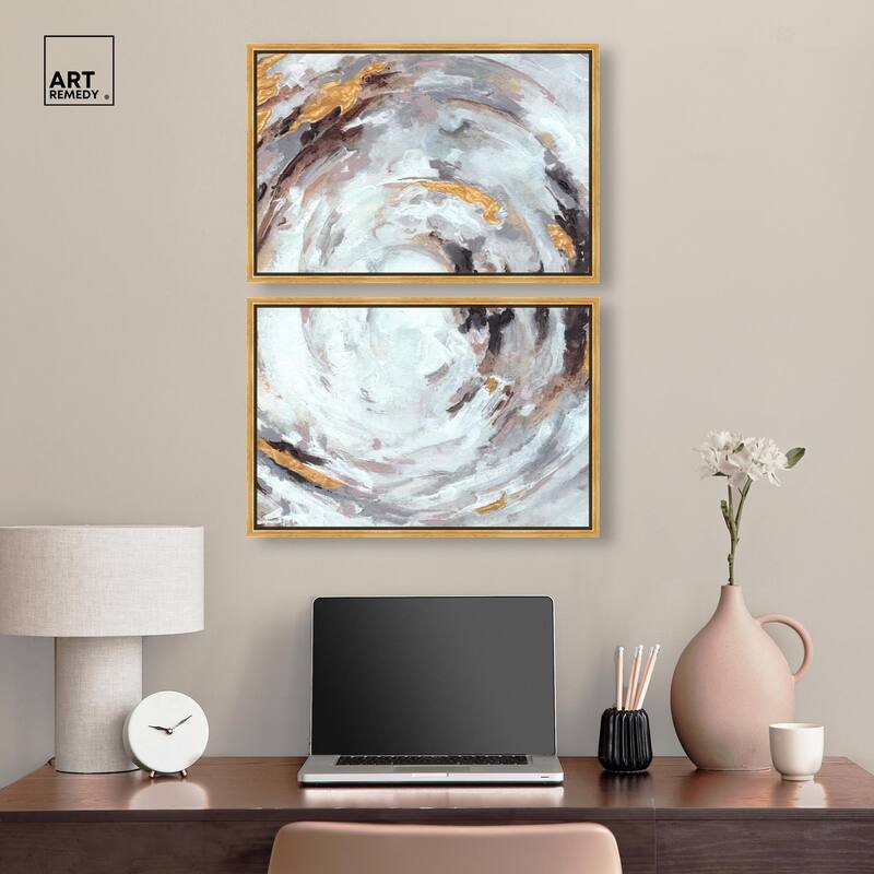 Cyclone Art Canvas Set of 2 by Art Remedy