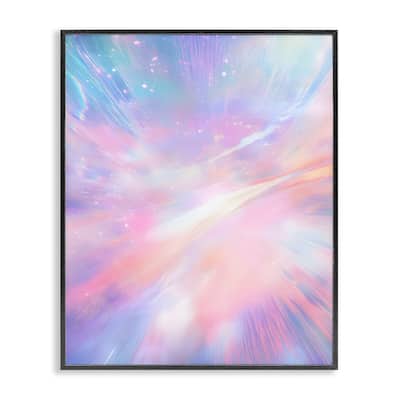 Stupell Iridescent Nebula Abstraction Framed Giclee Art Design By Franklyn Gregory