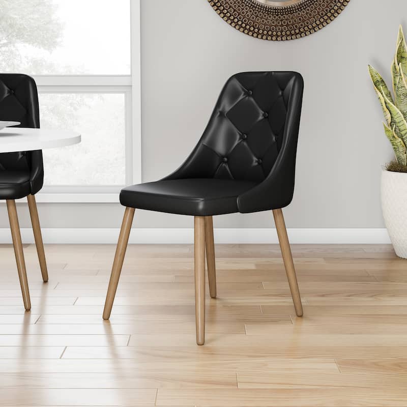 Carson Carrington Arvika Tufted Mid-century Modern Dining/Accent Chair - N/A