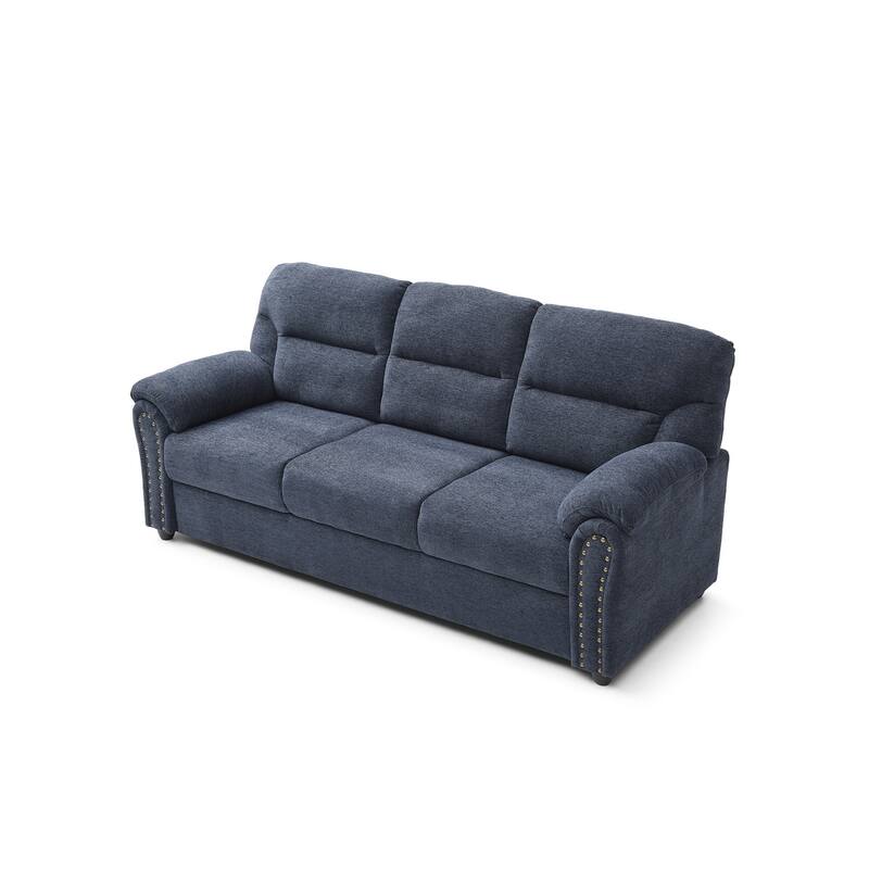 Hamilton 82 in. Pillow Top Arm Polyester Straight Sofa