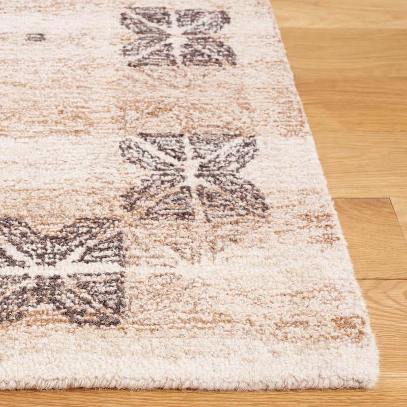 SAFAVIEH Handmade Ebony Courtney Contemporary Wool Rug