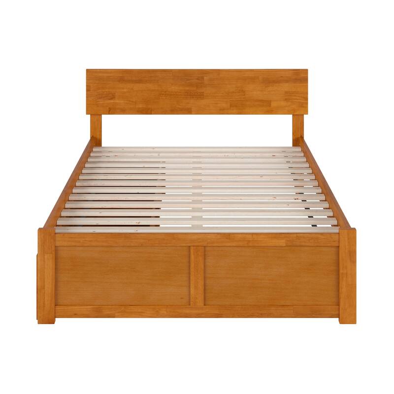 Orlando Platform Bed with Footboard and Storage Drawers