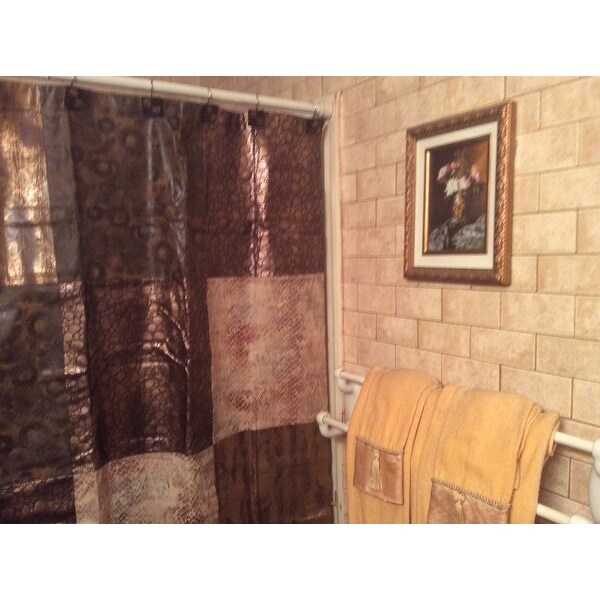 Top Product Reviews For Animal Print Faux Leather Shower Curtain And Hooks Set Or Separates 10104963 Overstock