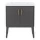 preview thumbnail 2 of 35, Spring Mill Cabinets 30" Darya Bathroom Vanity With 2-Doors, 1 Drawer, and White Sink Top