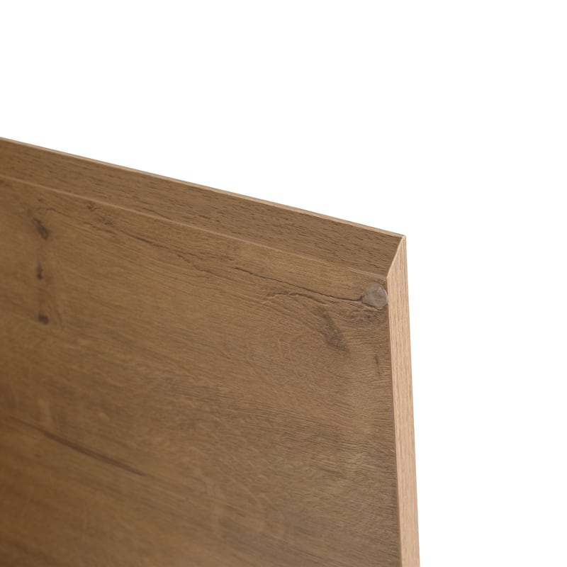 17 in.W Wall-Mounted Plywood Bathroom Vanity in Imitative Oak with Ceramic Sink