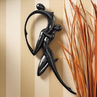 Design Toscano 'Dance of Desire' Ebony-Finished Wall Sculpture