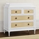 preview thumbnail 1 of 7, Madeline 4 Drawer Dresser with Changing Top and Interlocking Drawers - N/A Beige