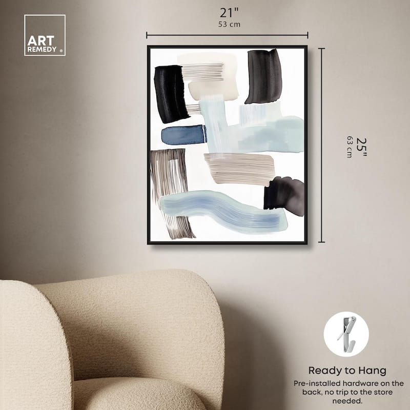 Abstract Order Canvas by Art Remedy