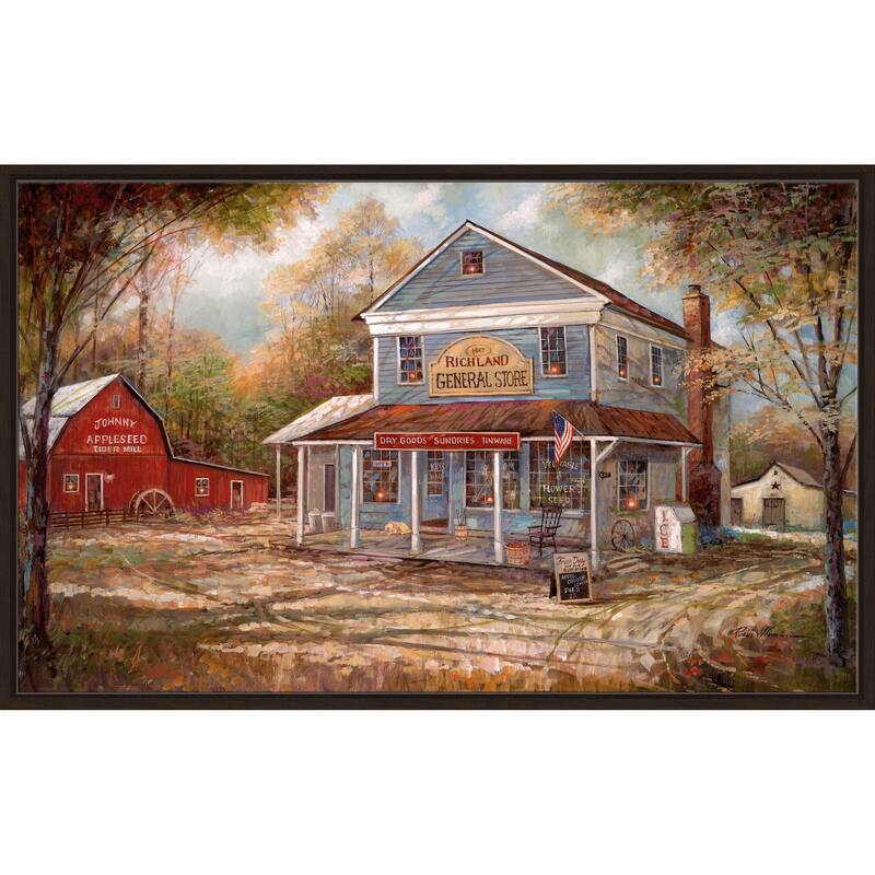 "Richland General Store" by Ruane Manning Print on Floating Canvas