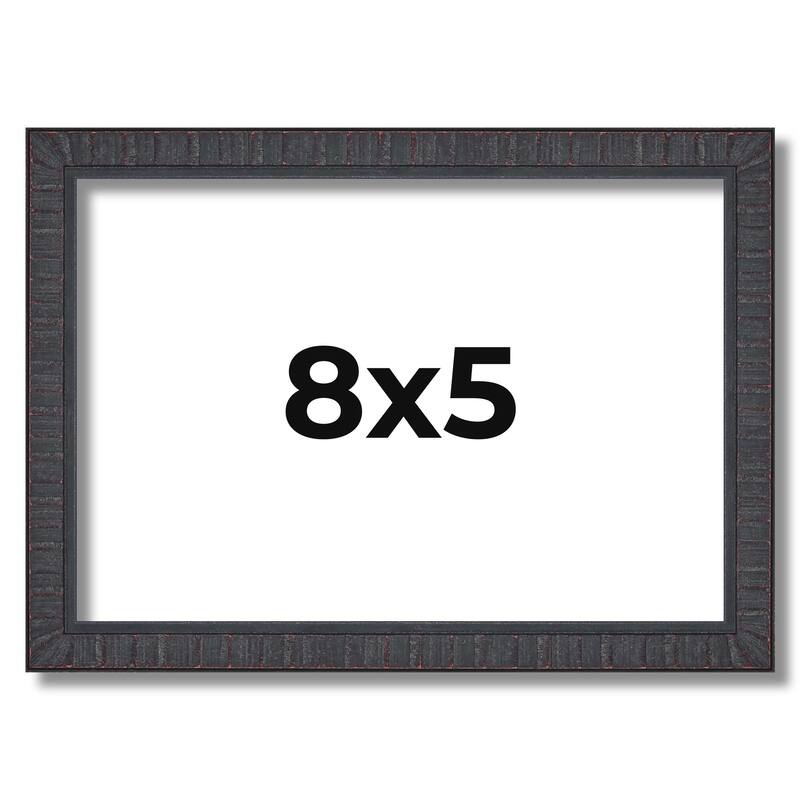 8x5 Frame Brown Solid Wood Picture Frame - Complete Modern Photo Frame