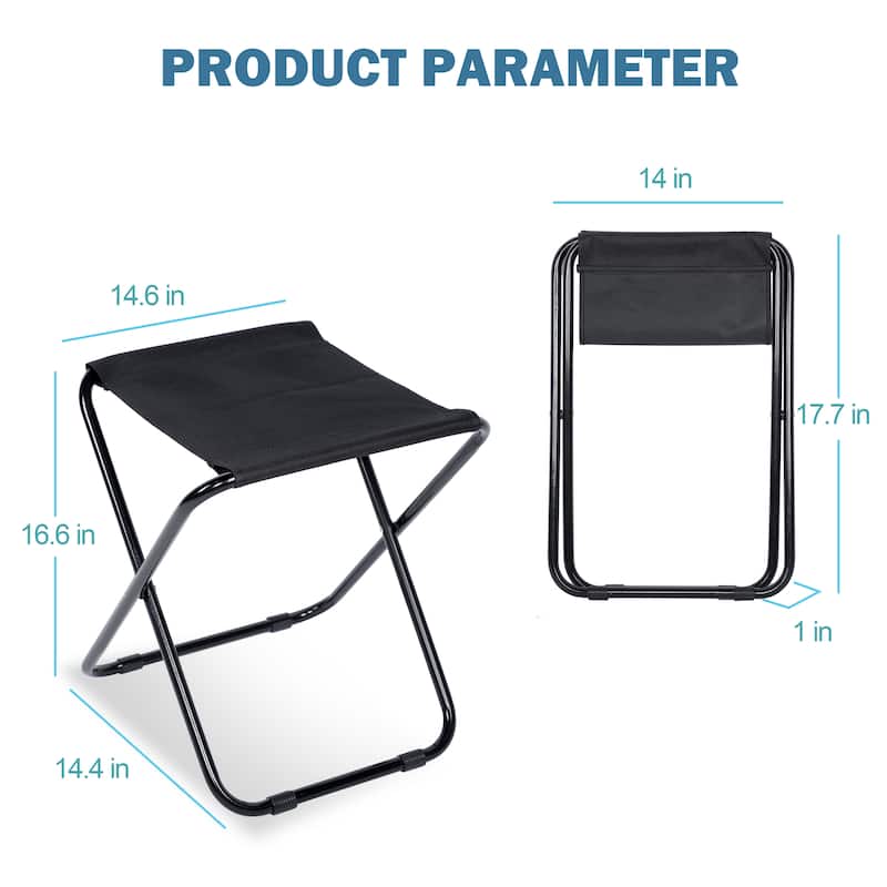 Portable Foldable Camping Stool Outdoor Beach Finishing Chair Seat ...