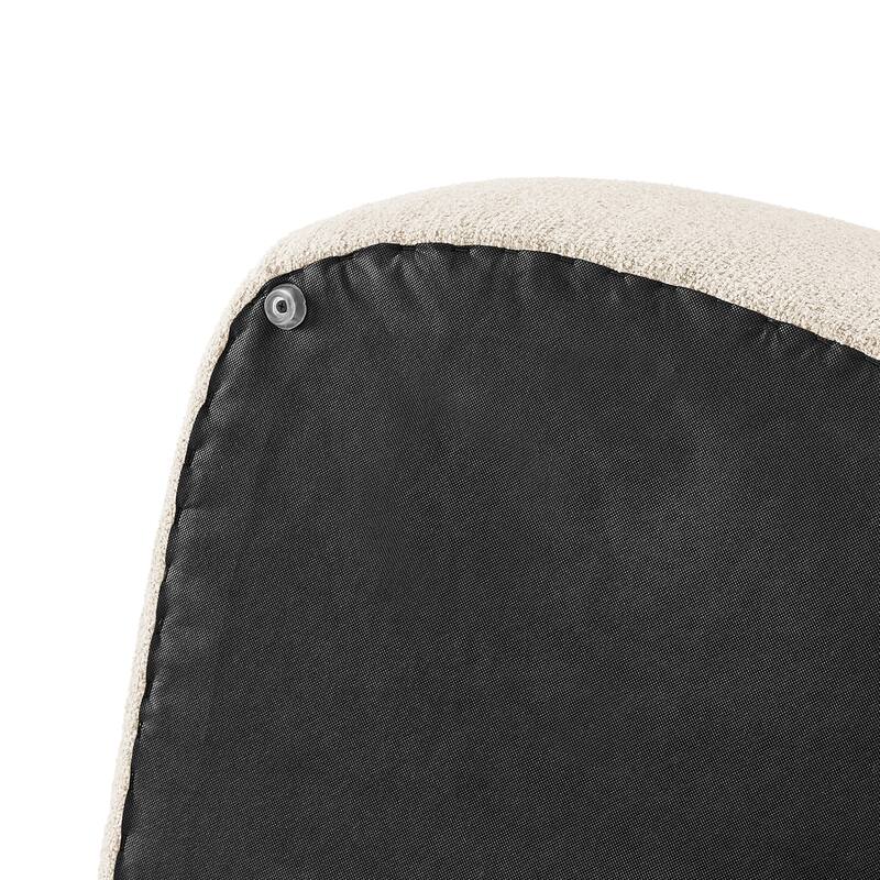 NPD Furniture Carlese Boucle Big/Small Ottoman