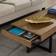 preview thumbnail 8 of 16, iNSPIRE Q Modern Eldersley Wood Finish Coffee Table with Two Drawers