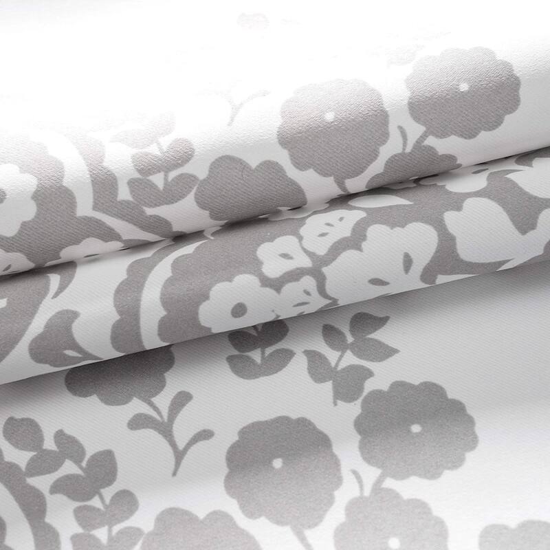 DriftAway Samantha Floral Damask Medallion Pattern Valance Rod Pocket