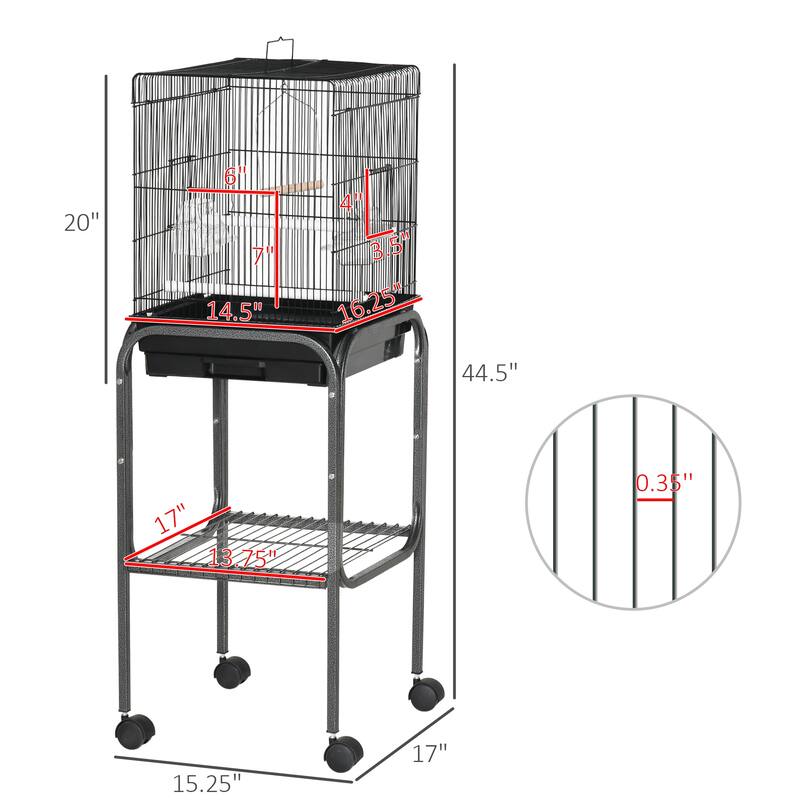 Metal Indoor Bird Cage, Parrot Cage, Bird Aviary