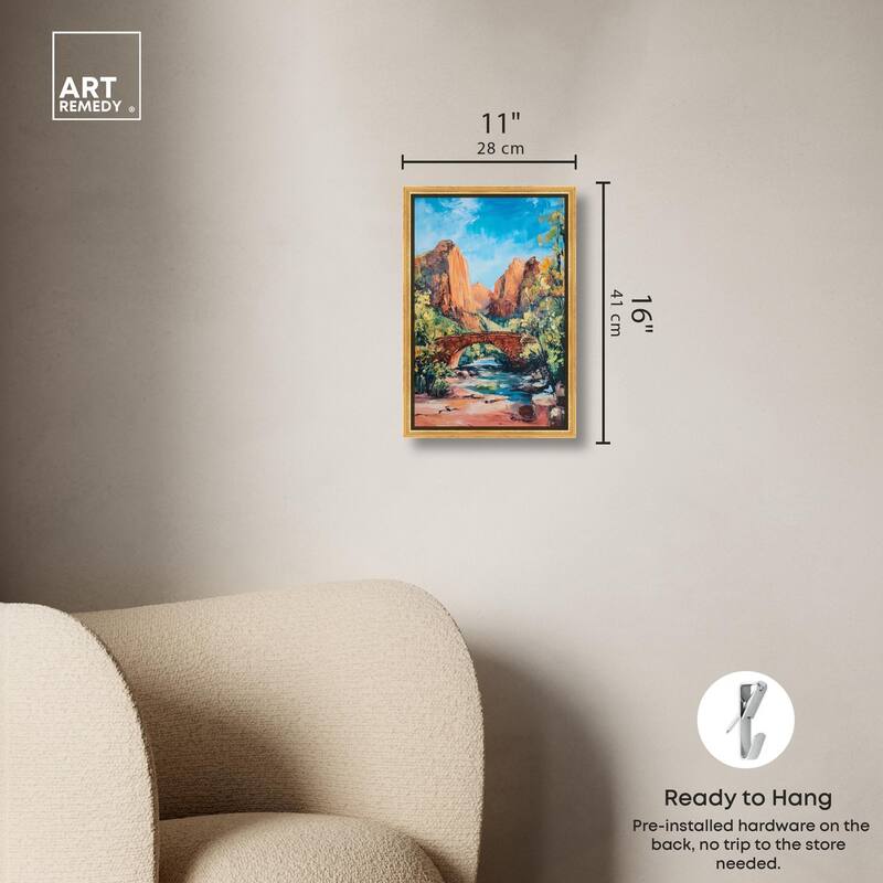 Bridge in Time Canvas by Art Remedy