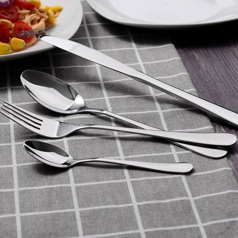 Velaze Beta 16-Piece Silverware Flatware Set, Service for 4