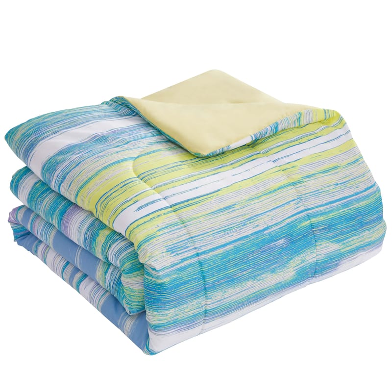 7-Piece Printed Bed in a Bag Comforter and Sheet Sets