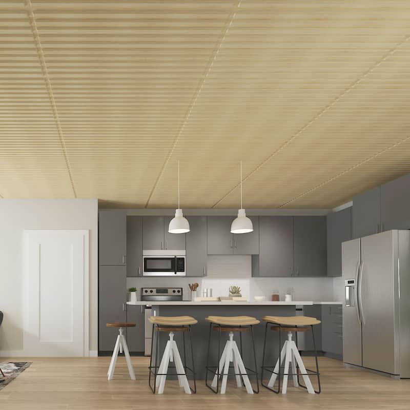 Art3d 2 x 4 ft Drop Ceiling Tiles,Slat Design 3D Wall Panels,Pack of 12