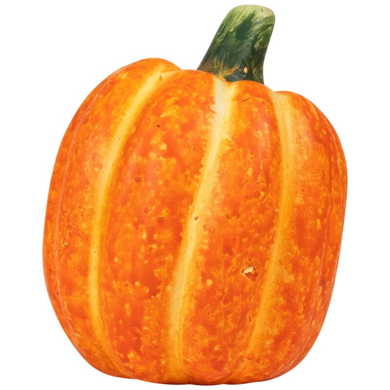 Mini Pumpkins and Gourds Ceramic Fall Harvest Decorations - 3.5" - Set of 6