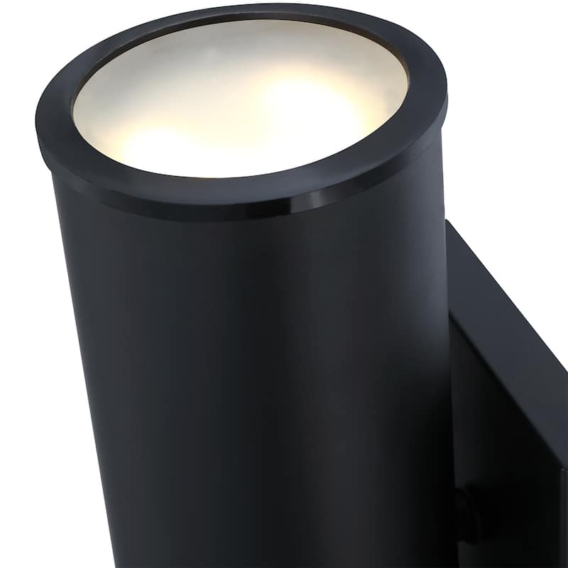 2PK Outdoor Wall Light Wall Mount Cylinder Up Down Light