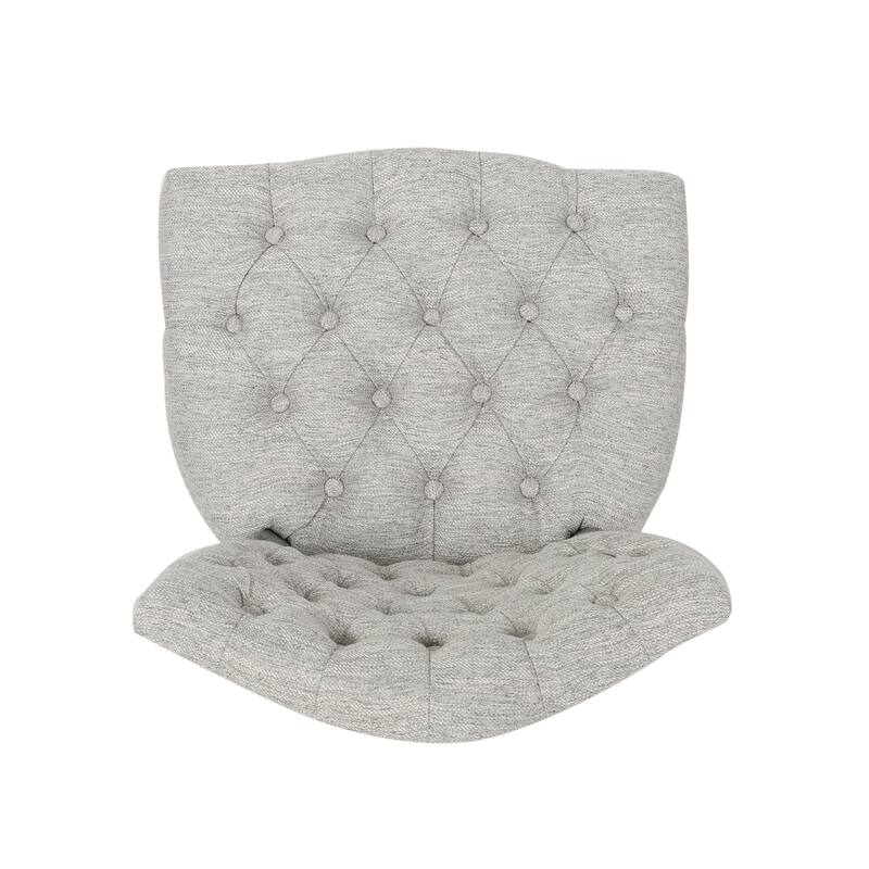 Crosswind Diamond Stitch Fabric Dining Chair by Christopher Knight Home