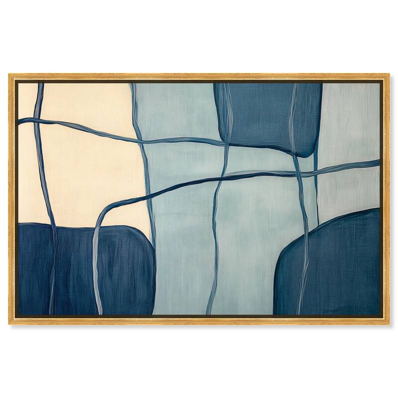 Convergence Canvas by Art Remedy - Gold - 45" x 30"