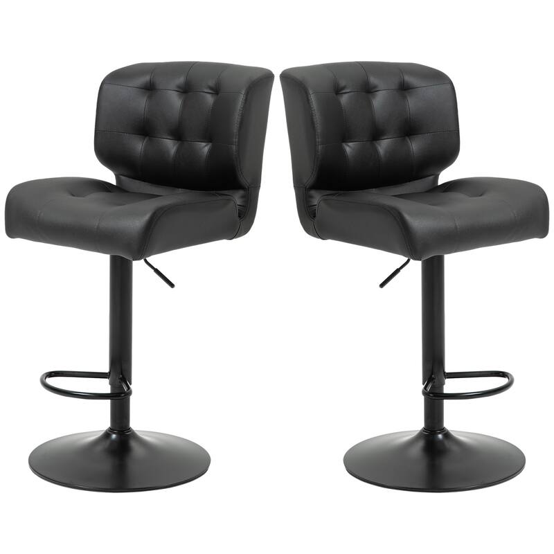 Bar Height Bar Stools Set Of 2 With Adjustable Seat