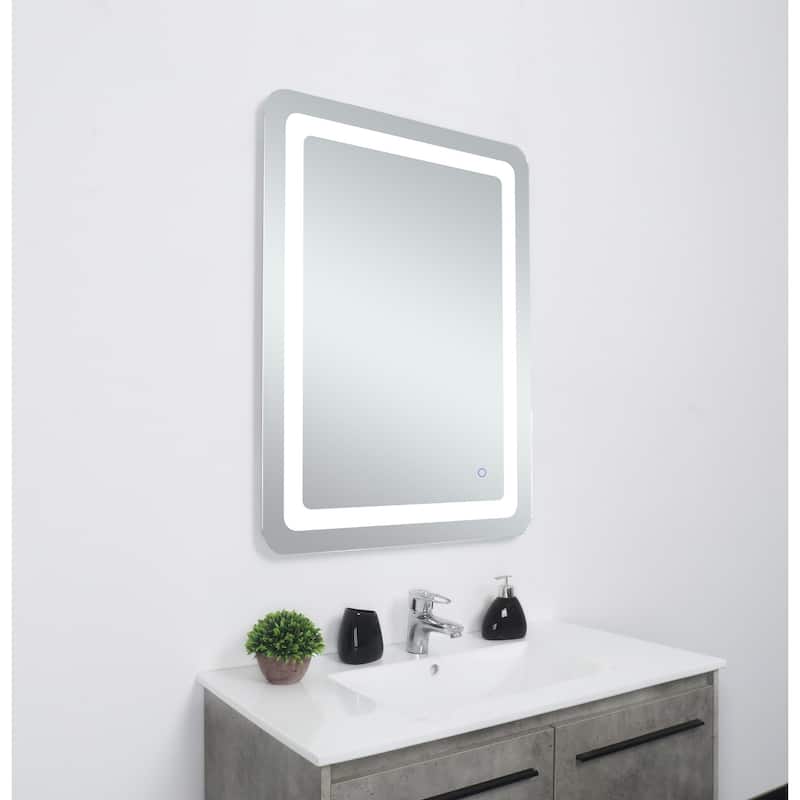 Indigo Home 27in x 36in soft edge LED mirror