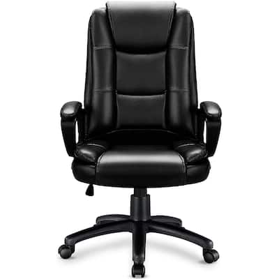 Bossin Office Chair High Back Executive Chair Ergonomic Adjustable Executive Leather Chair - 22 x 22 x 46.4 inches