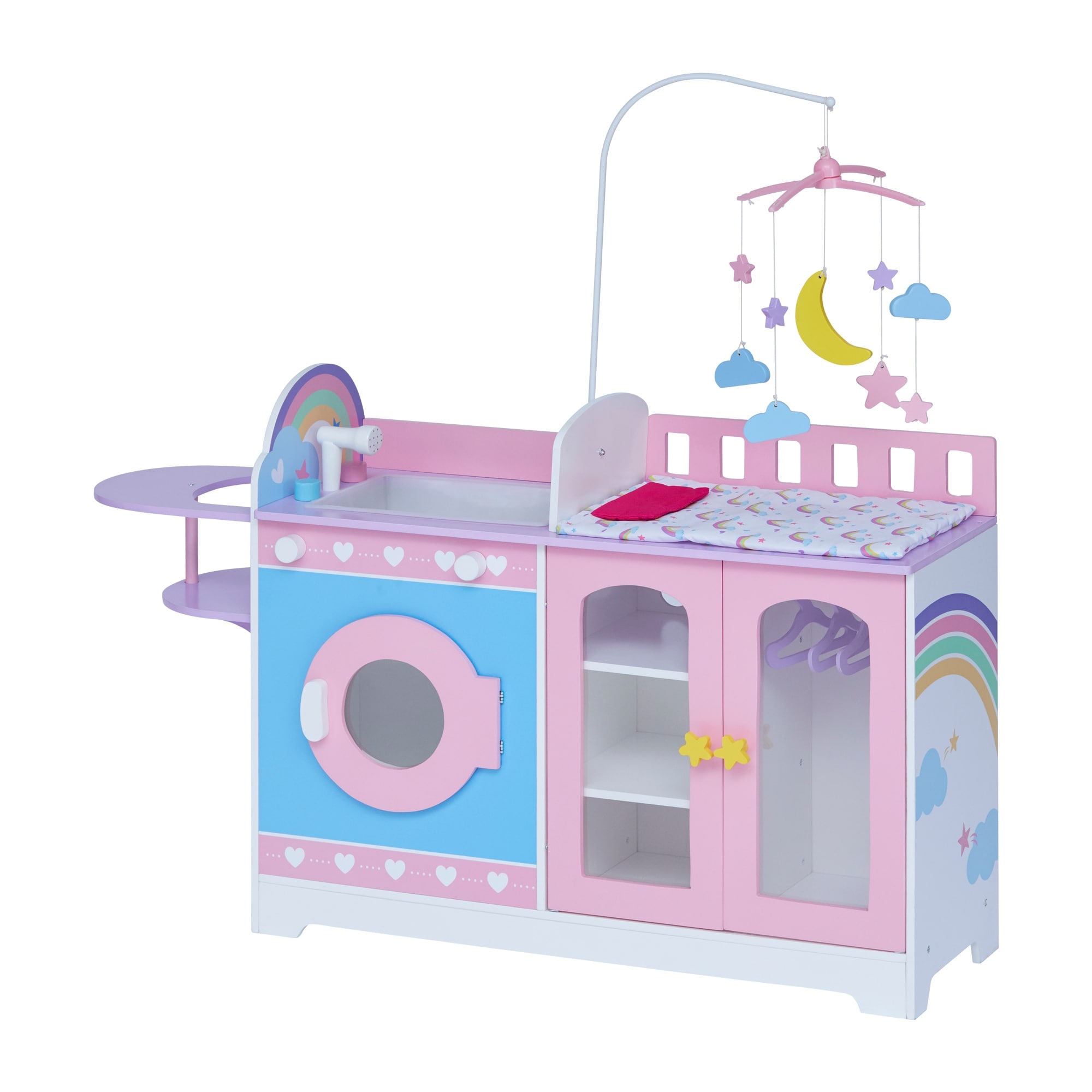 Olivia's Little World - 6 in 1 Baby Doll Changing Station, Pink