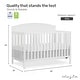 preview thumbnail 5 of 3, Dream On Me Storybrooke 5 in 1 Convertible Crib - White