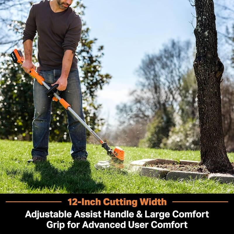 12" Cordless String Trimmer 2.0AH Battery & Charger Included