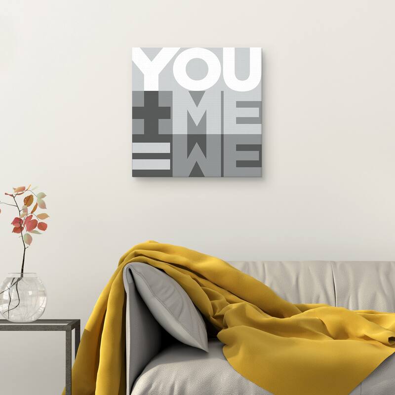 You Me We I by Parker Jones Canvas Art Print