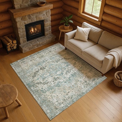 Premium Washable Super Soft Traditional Vintage Mayfield Rug