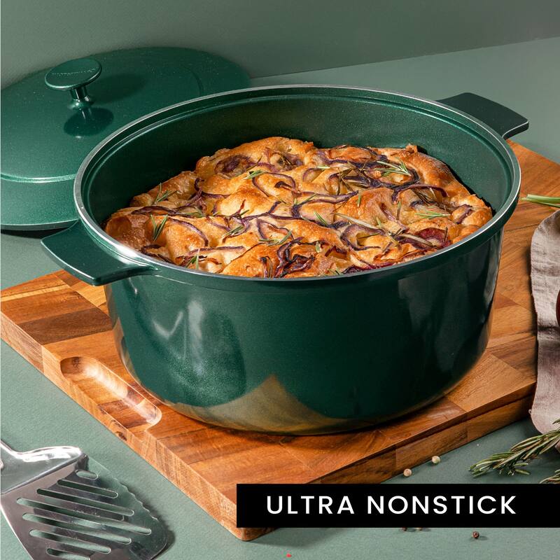 Granitestone Dutch Oven 5 Qt Nonstick Cooking Pot With Lid