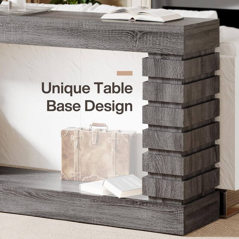 70.8 Inch Console Table Long Narrow Sofa Table for Entryway Living Room