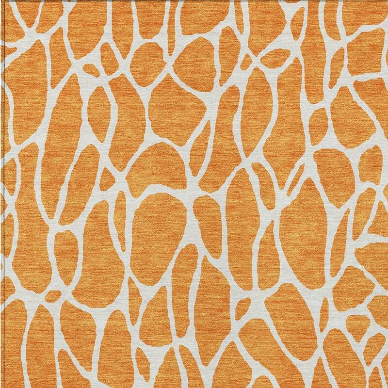 HomeRoots Geometric Transitional Rectangle Outdoor Rug