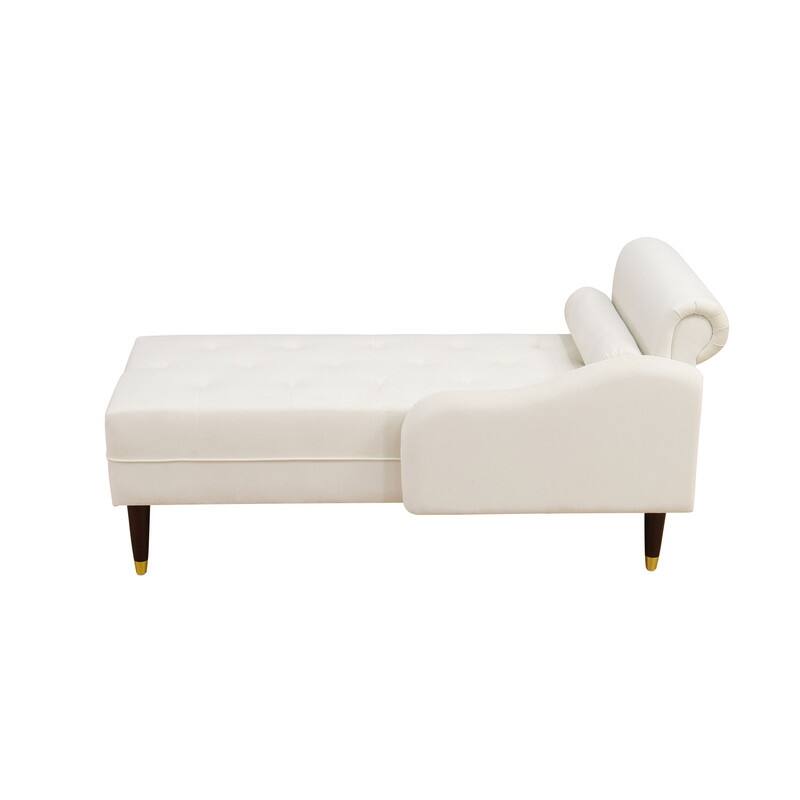 Modern Sherpa Chaise Lounge – Cozy Accent Chair for Living Room & Bedroom