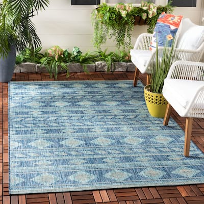 SAFAVIEH Courtyard Mimi Indoor/ Outdoor Waterproof Patio Backyard Rug