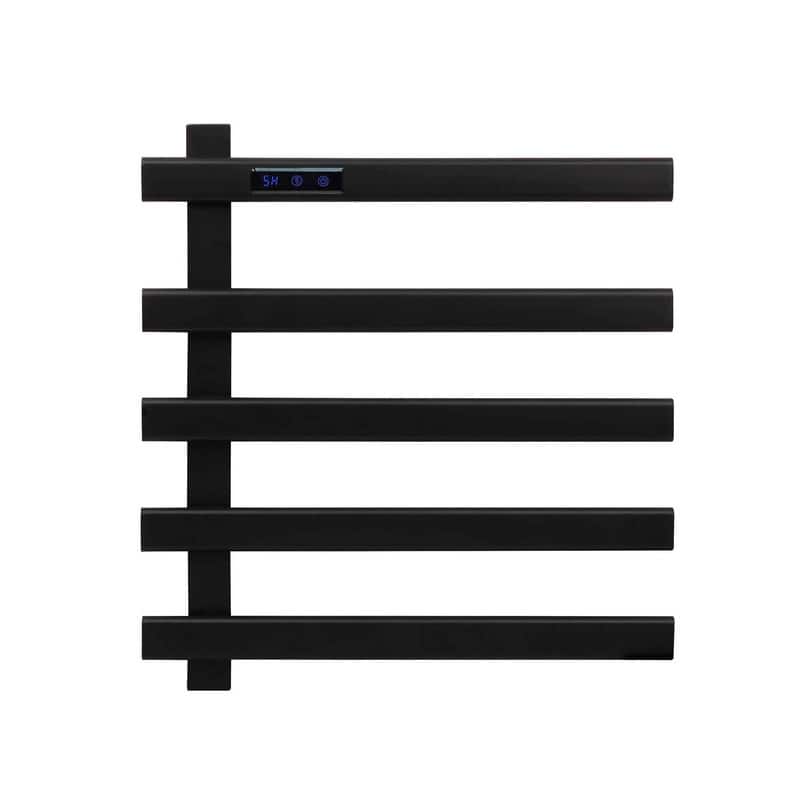 Electric Heated Towel Rack Wall Mounted Drying Rack, Stainless Steel Towel Warmer 9 Bars
