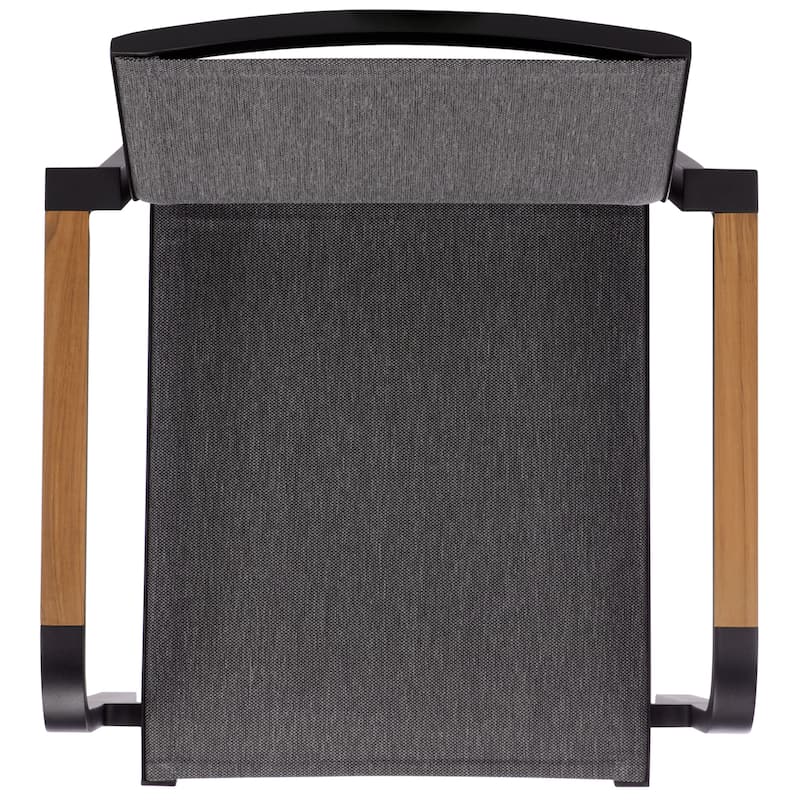 SAFAVIEH Outdoor Living Dexter Armchair with Teak (Set of 2)