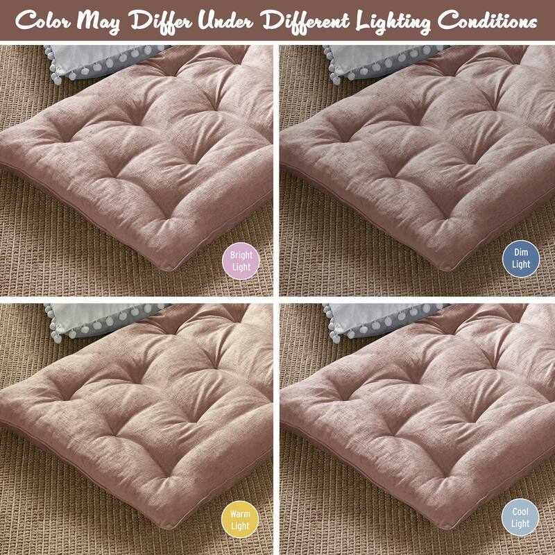 Intelligent Designs Arwen Poly Chenille Lounge Floor Pillow