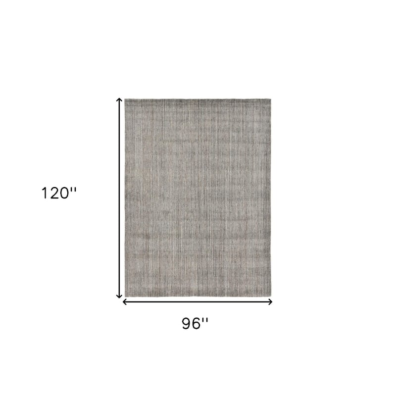 HomeRoots Abstract Transitional Rectangle Area Rug - 8' X 10'