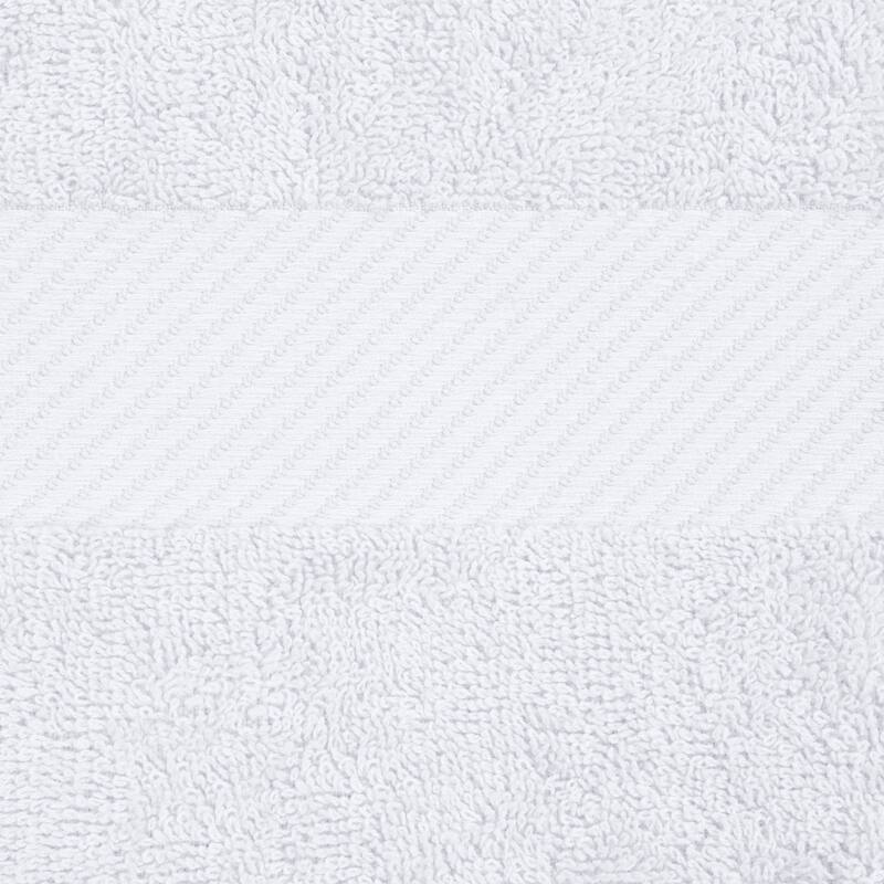 Superior Luxury Solid Highly Absorbent Egyptian Cotton 6 Piece Bath, Face, and Hand Towel Set
