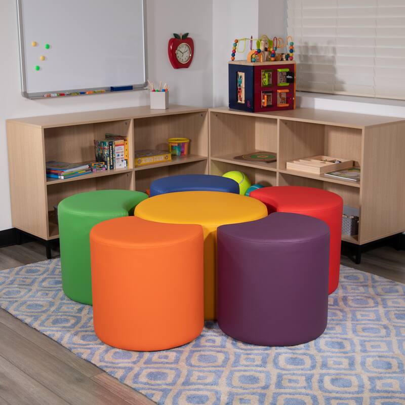 Soft Seating Collaborative Flower Set for Classrooms (18"H)