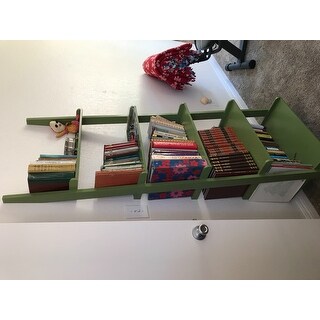 Porch & Den Jon Wooden Bookshelf Ladder