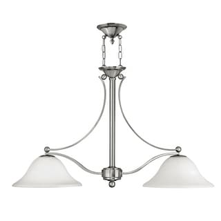 Hinkley Lighting H4662 Bolla 2 Light 1 Tier Linear Chandelier - Bed ...